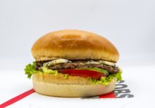 Blue cheese burger