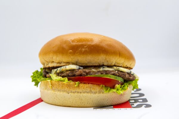 Blue cheese burger